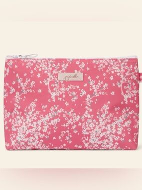Papinelle Pink Floral Medium Cosmetic Bag